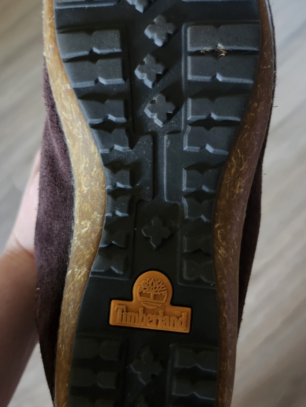 Timberland Women's Tall Brown Suede Lace-Up Winter Boots with Fur Lining - Picture 11 of 11